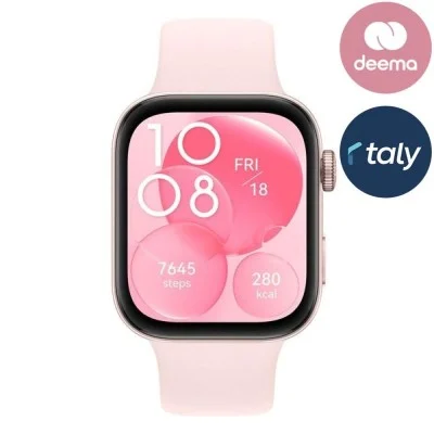 Huawei Watch Fit 3 Aluminum body Silicone Strap - Pink